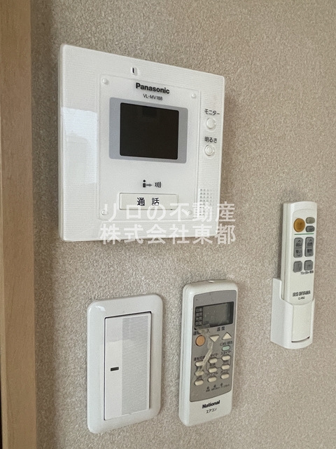 セキュリティ　訪問者が一目で分かるＴＶモニタ付インターホンです！