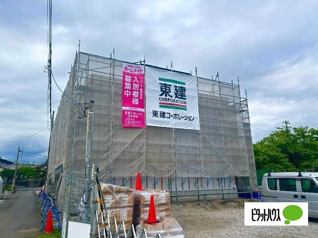 建物外観　建築現場