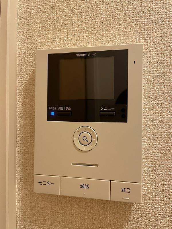 セキュリティ　モニター付きインターホン
