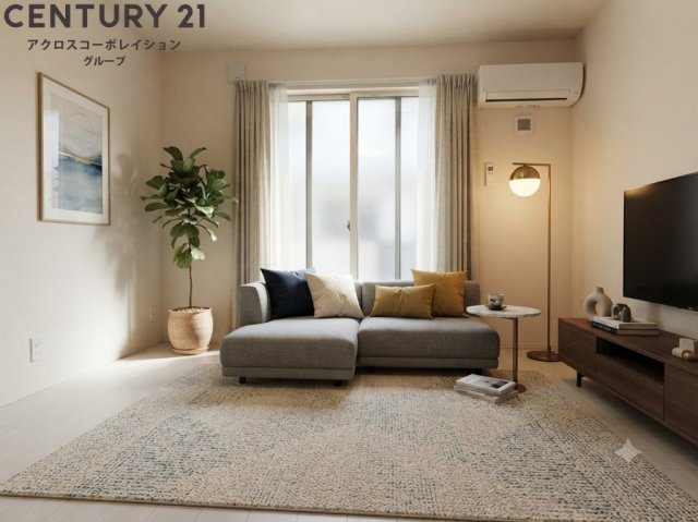 居室・リビング　２面採光の明るいお部屋です。