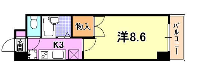 アートプラザ神戸西の間取り写真