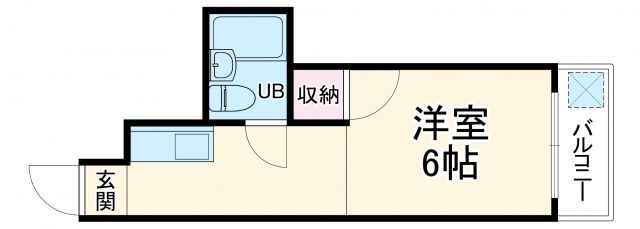万里小路アベニューの間取り写真