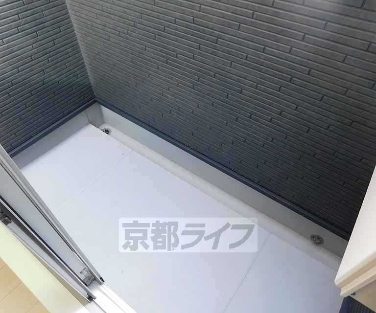 バルコニー　洗濯物もよく乾きます
