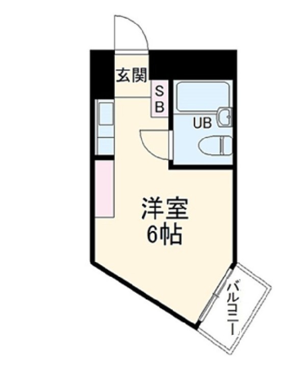 ＪＲ横浜線 橋本駅 徒歩15分 5階建 築40年の間取り写真