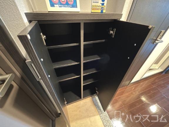 収納　シューズボックス完備。