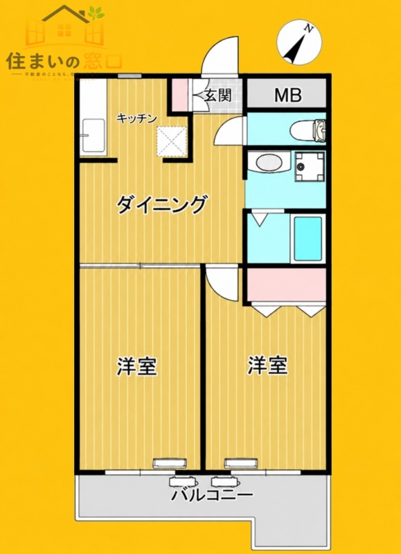ヒルトップ88の間取り写真