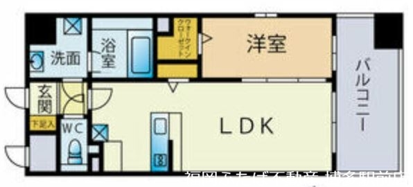 Liaison博多駅東の間取り写真