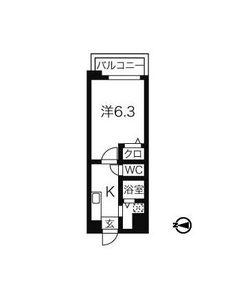 フレンドリー五反田の間取り