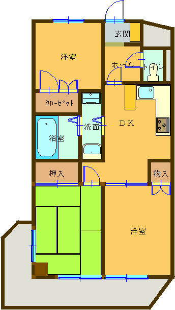 SSKグリーンパーク小山の間取り