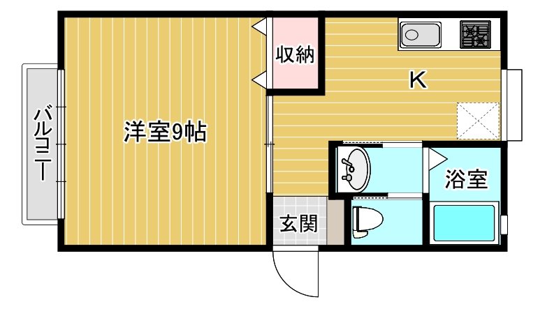 【サンコート下所の間取り】