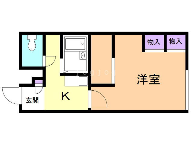 レオパレスミラクIIIの間取り