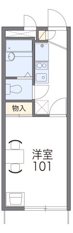 レオパレスライラックハウスの間取り