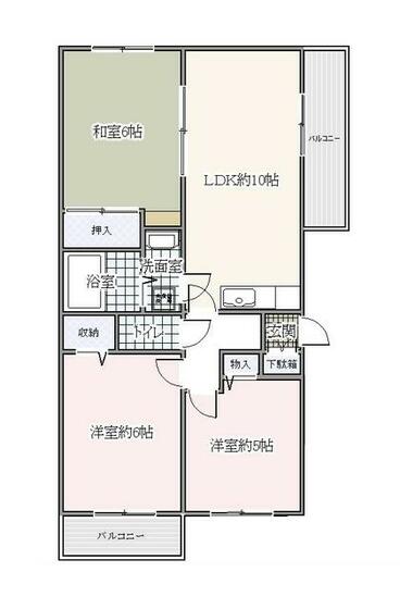 アービスFWの間取り写真