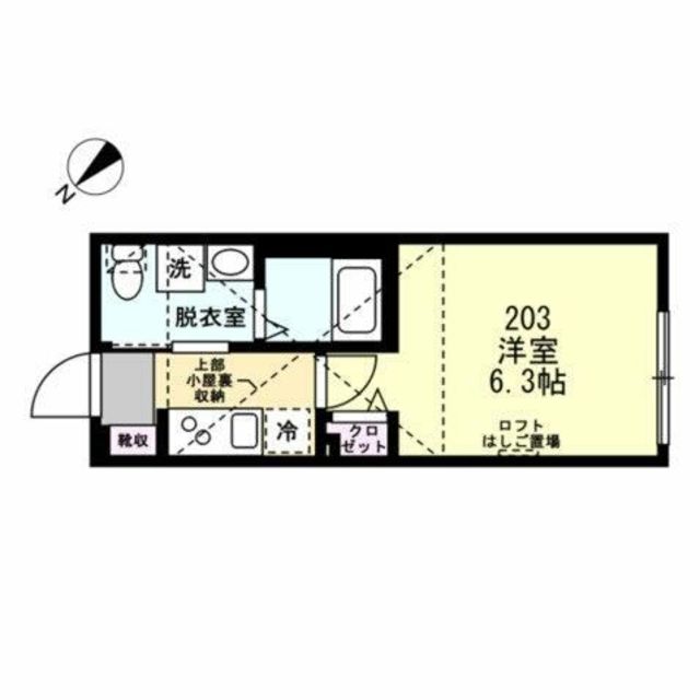 ベイルーム本鵠沼の間取り