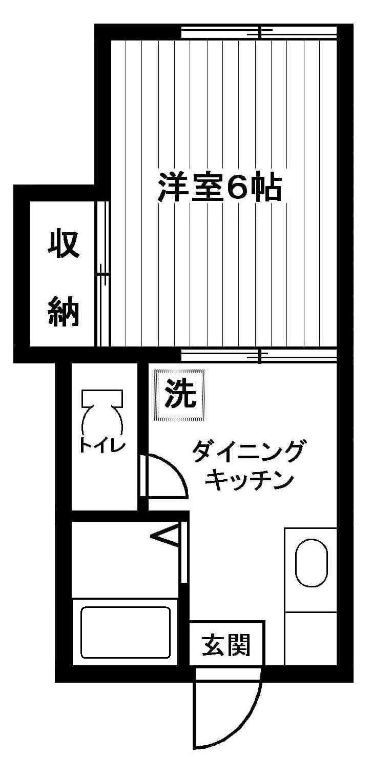 東京都目黒区碑文谷５（アパート）の賃貸物件の間取り