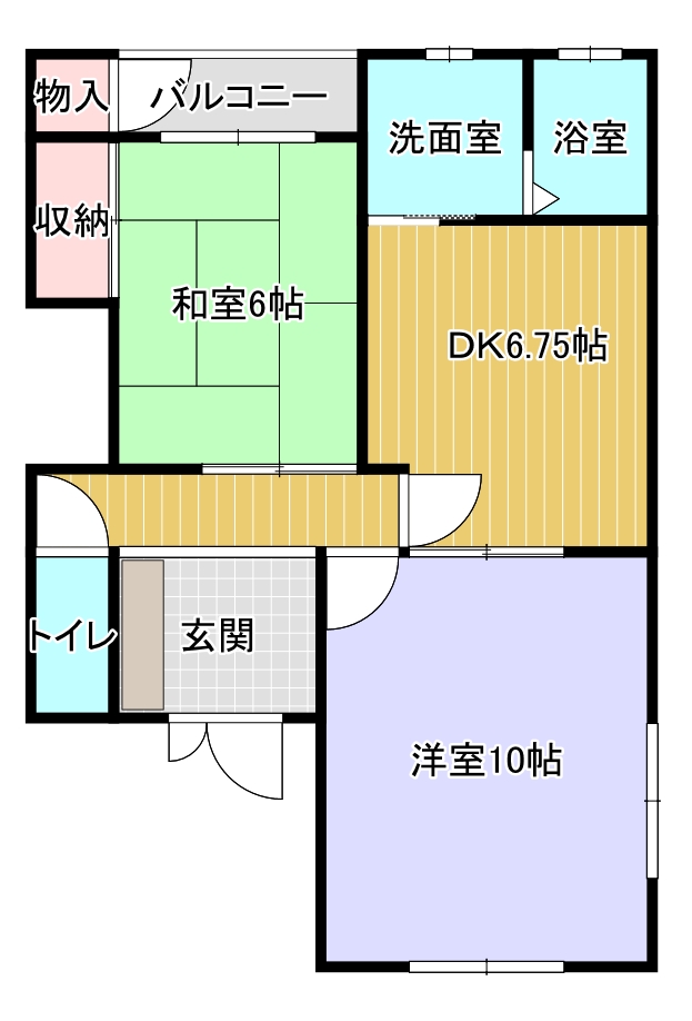 ハイツ新生の間取り