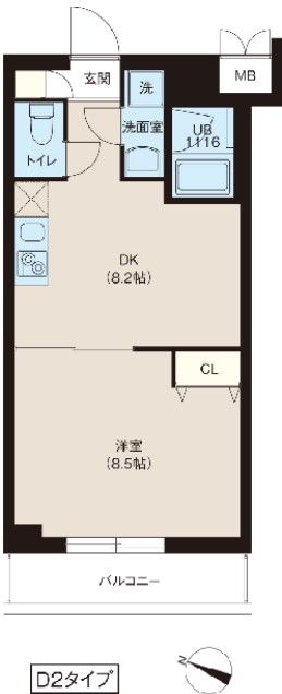 レオーネ志村坂上の間取り