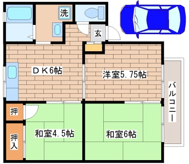 エステート塩屋山手の間取り