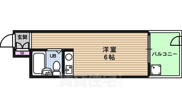 メゾンドール真田山の間取り