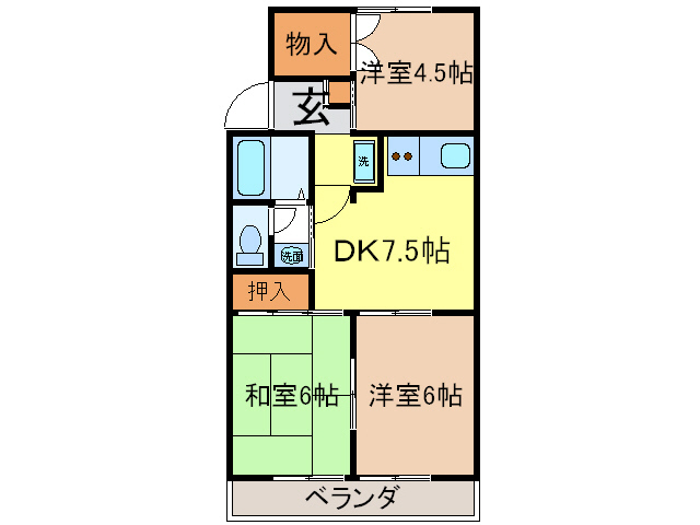 オリンピア東台の間取り