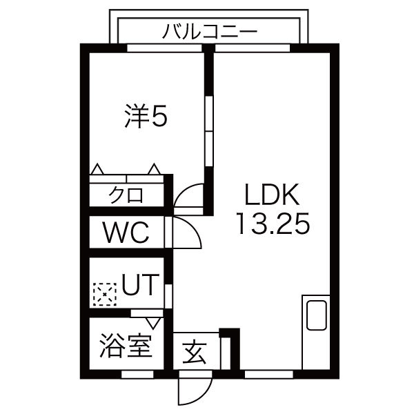 ハイツ・マルヤマIの間取り