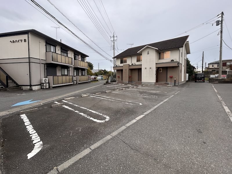 【カサ・アグアの駐車場】