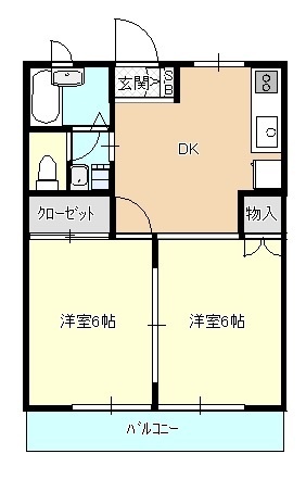 カーサソレイユの間取り