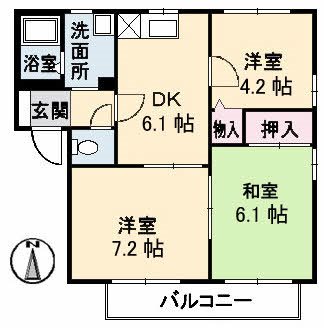 ヴィラ・グレースの間取り