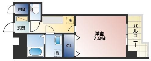 アースコートYsシティ下曽根駅前の間取り