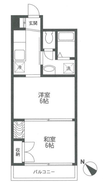 プラーズ見花山の間取り