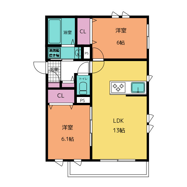 ブランエ　アドアIIの間取り