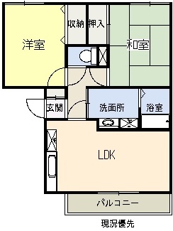 リヴィエールAの間取り