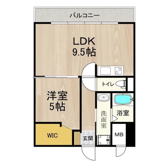 サムティ新大阪ＷＥＳＴの間取り