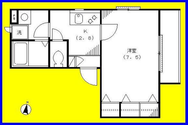 サニーコーポの間取り