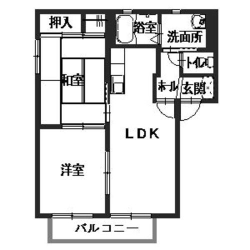 ディアコートＣの間取り