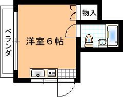 調布市小島町のアパートの間取り