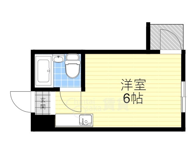 池田市城南のマンションの間取り