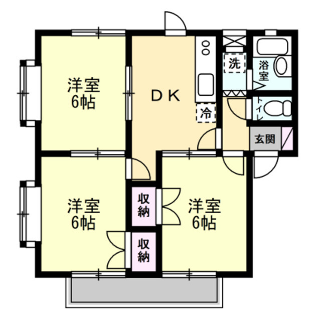 アーバンハイツ関根の間取り