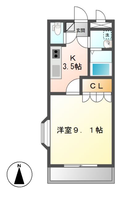 サンモールの間取り