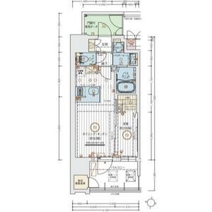 【名古屋市中村区名駅南のマンションの間取り】