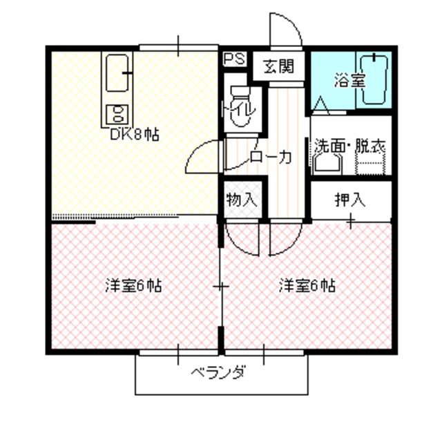 ハイツエマブルの間取り