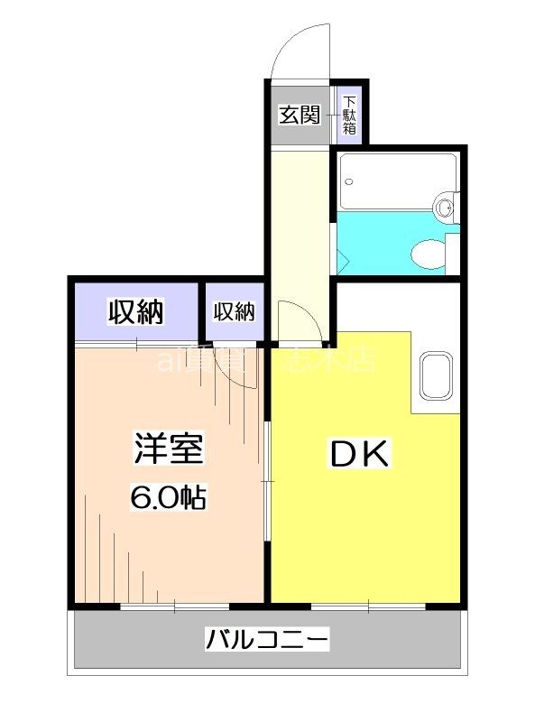 朝霞市浜崎のマンションの間取り