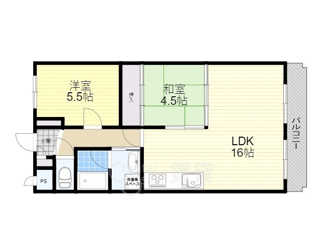 ビスタ萩原台1号棟の間取り