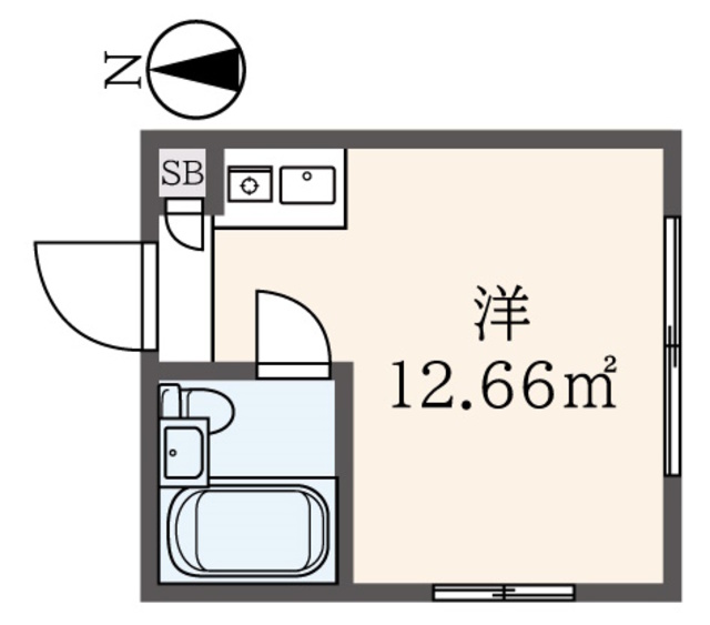 第２スカイハイツ久保中の間取り