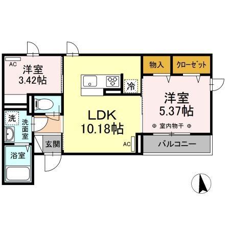 花水木　調布の間取り