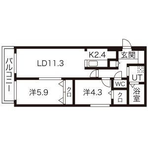 ピアジュ宮の森の間取り