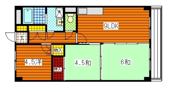 今村エステートマンションIの間取り