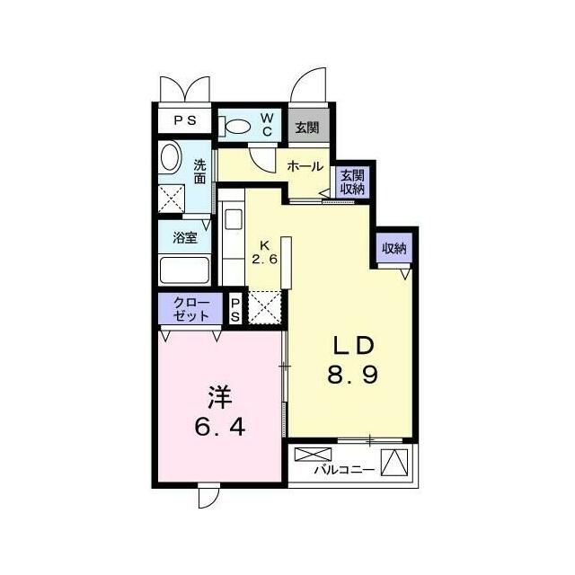 茅ヶ崎市香川のマンションの間取り