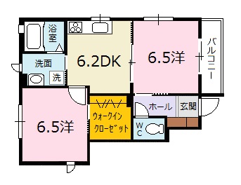 アルル　参番館の間取り