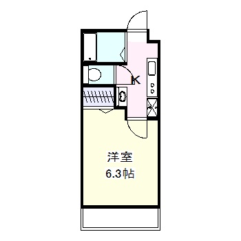 シャトレ松庵の間取り